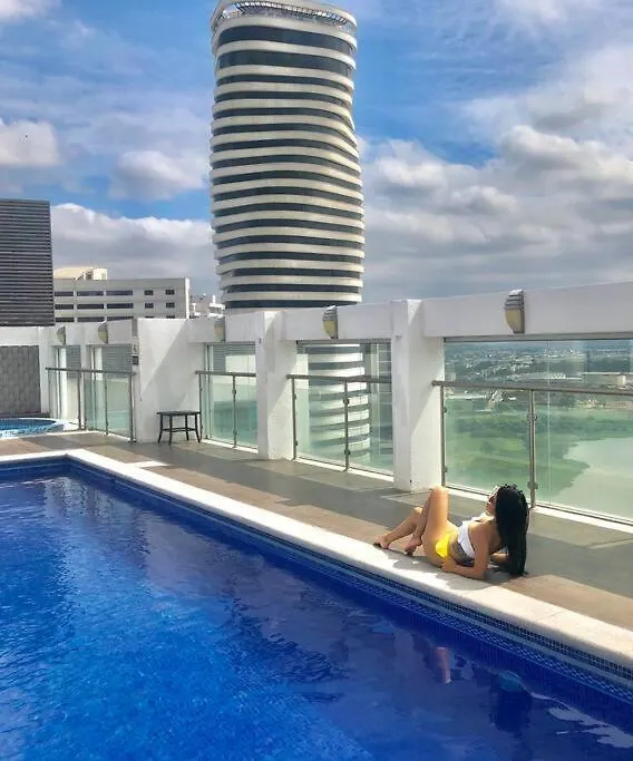 Ecusuites Family Riverfront 1 Best View Santa Ana Airport Guayaquil Apartment