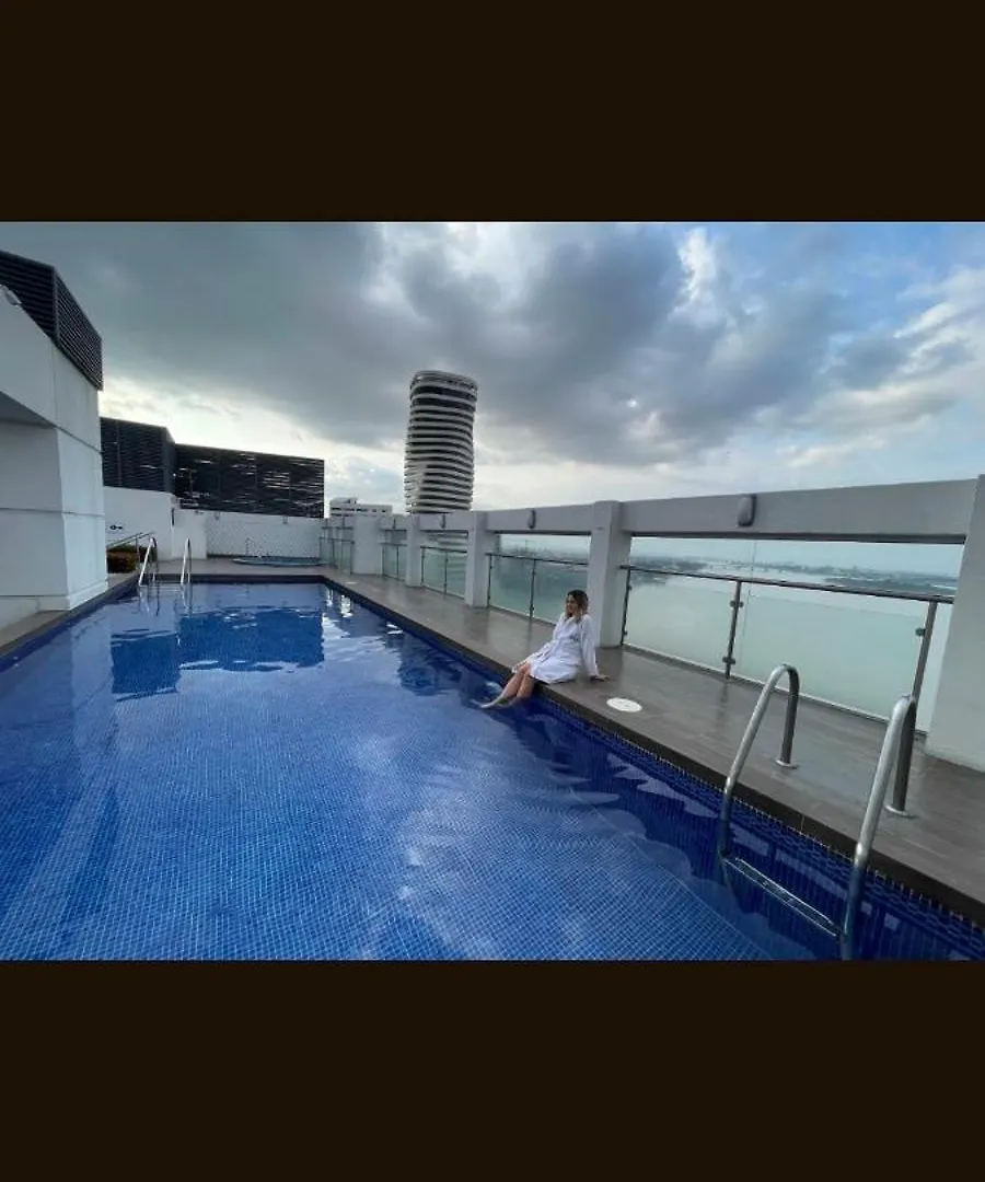 Ecusuites Family Riverfront 1 Best View Santa Ana Airport Guayaquil Apartment